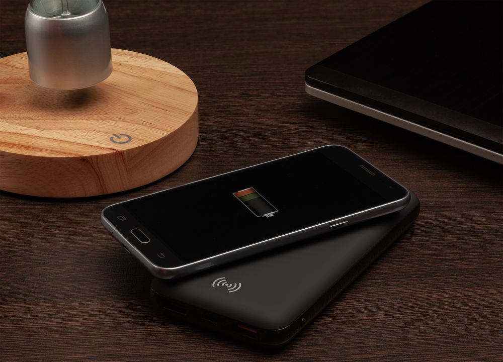 Aккумулятор Uniscend Quick Charge Wireless 10000 мАч, черный / Миниатюра WWW (1000)