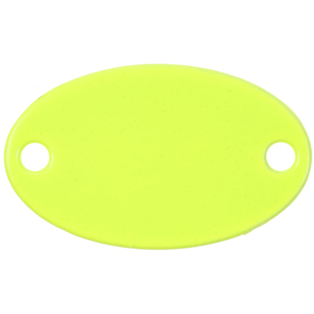 Шильдик металлический Alfa Oval, желтый неон / Миниатюра WWW (1000)
