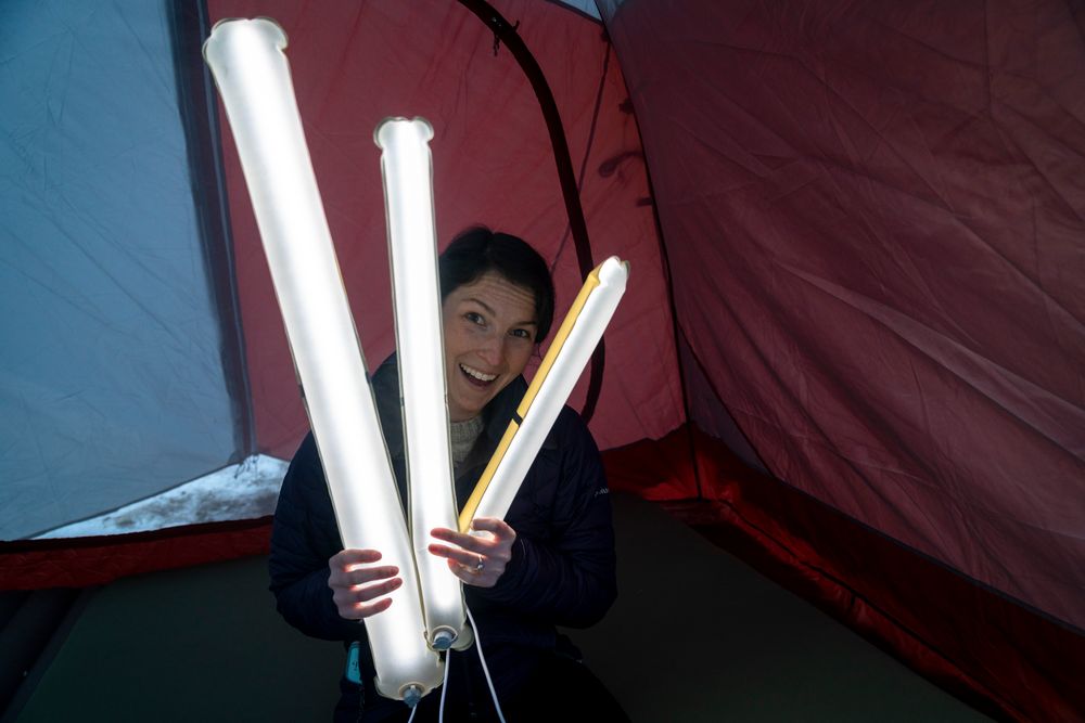 Мягкий кемпинговый фонарь Everglow Light Tube, средний / Миниатюра WWW (1000)