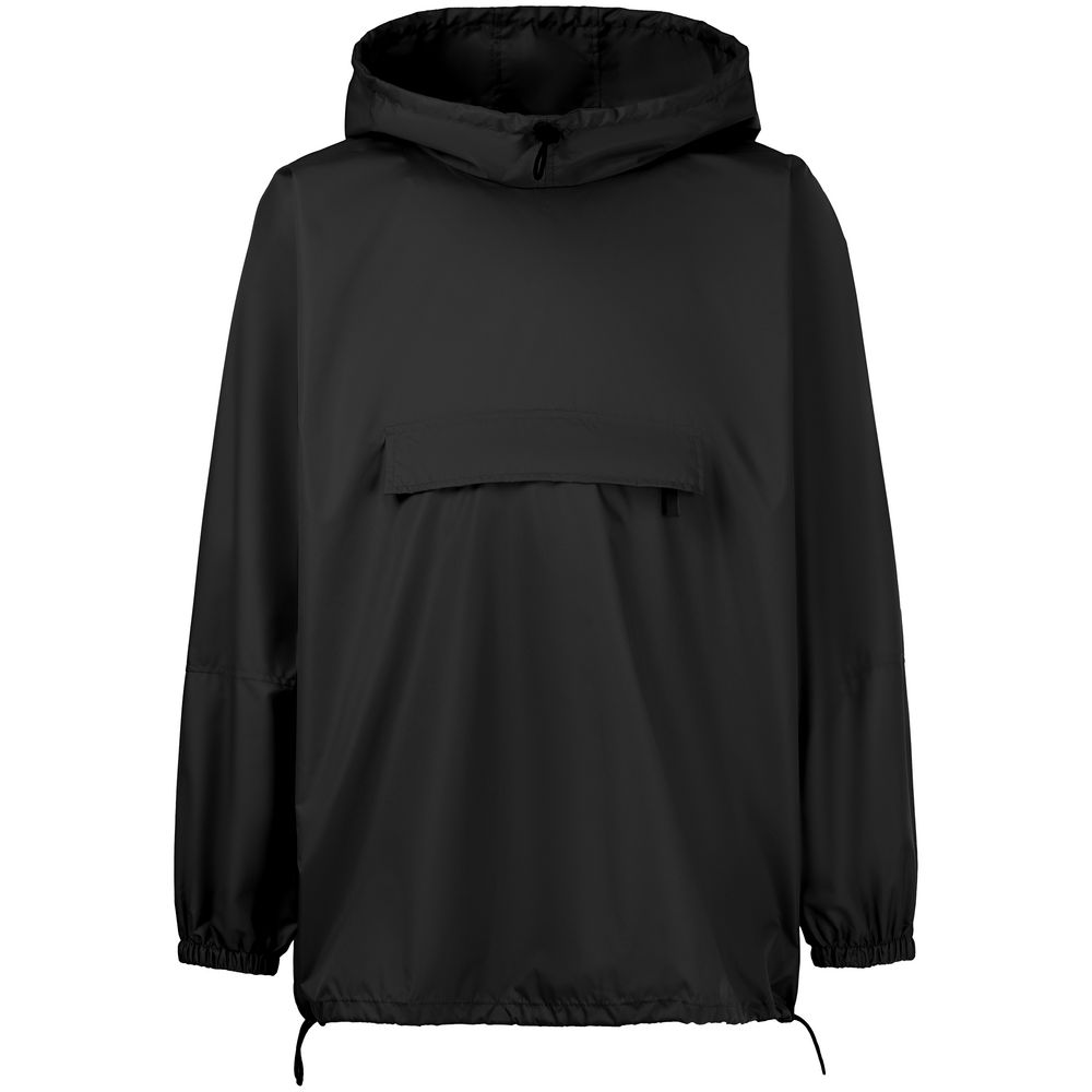 Дождевик-анорак Hard Work, укороченный, черный, единый размер / Миниатюра WWW (1000)