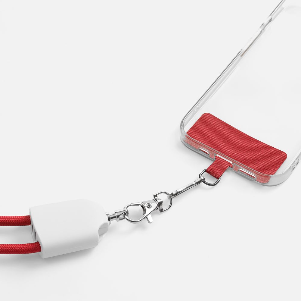 Кабель-ланьярд energyFlex Pro, красный / Миниатюра WWW (1000)
