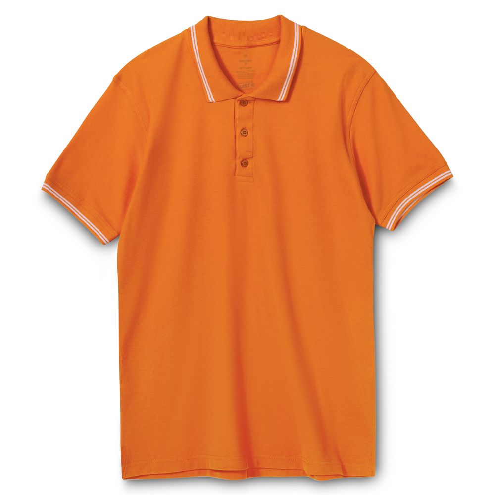Рубашка поло Virma Stripes, оранжевая / Миниатюра WWW (1000)