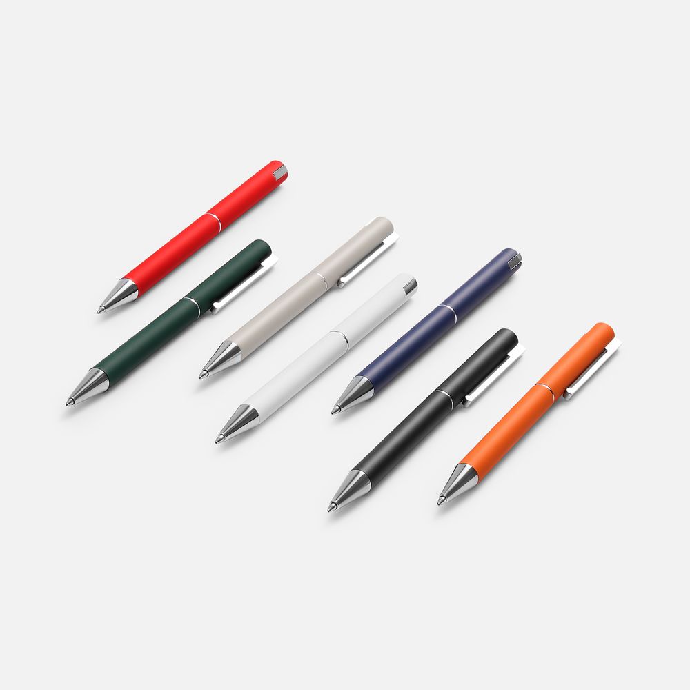 Ручка шариковая Blade Soft Touch, оранжевая / Миниатюра WWW (1000)