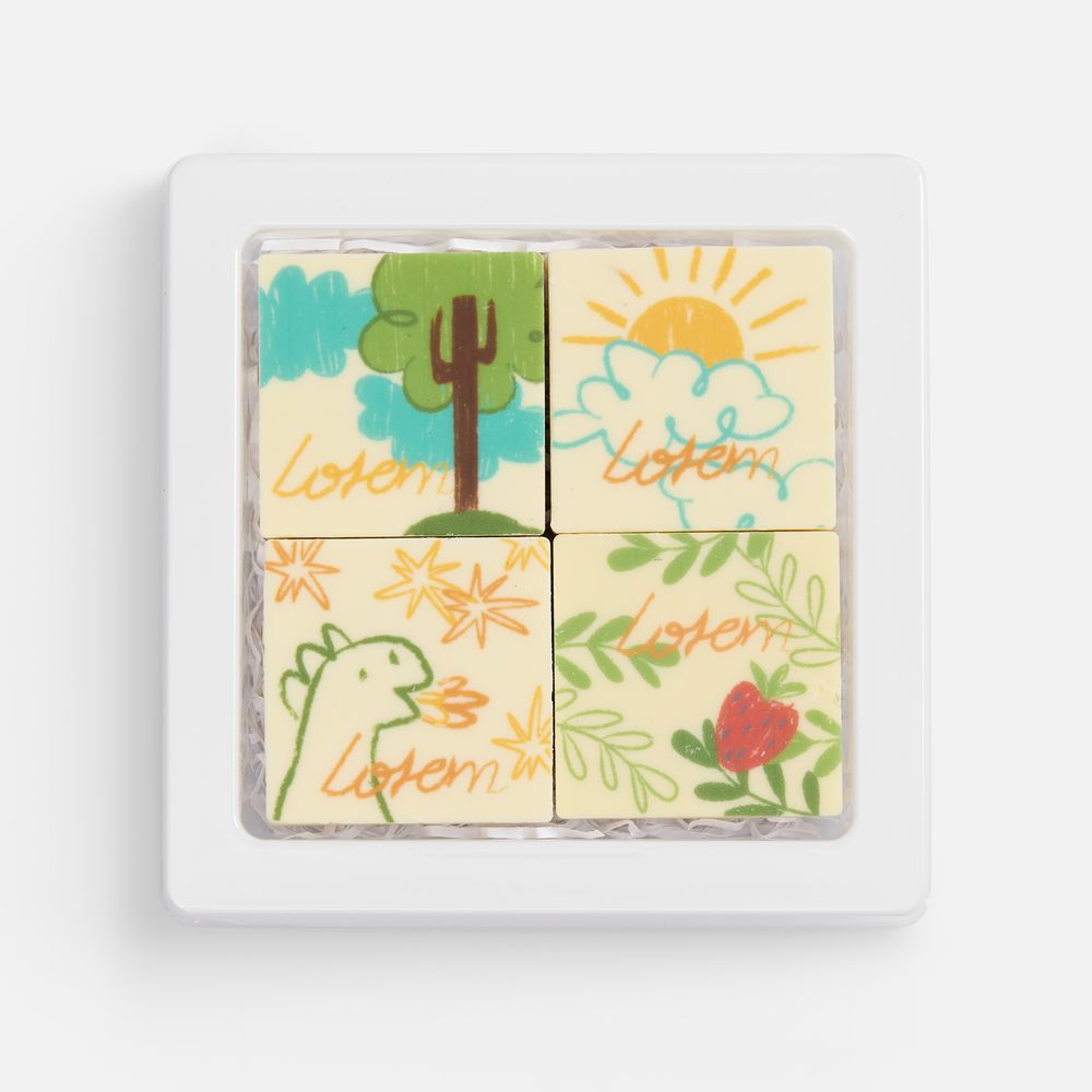 Набор из 4 печений Dream White / Миниатюра WWW (1000)