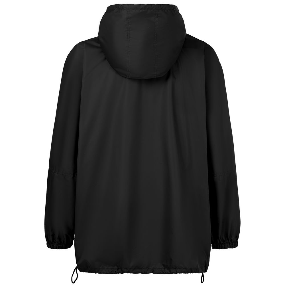 Дождевик-анорак Hard Work, укороченный, черный, единый размер / Миниатюра WWW (1000)