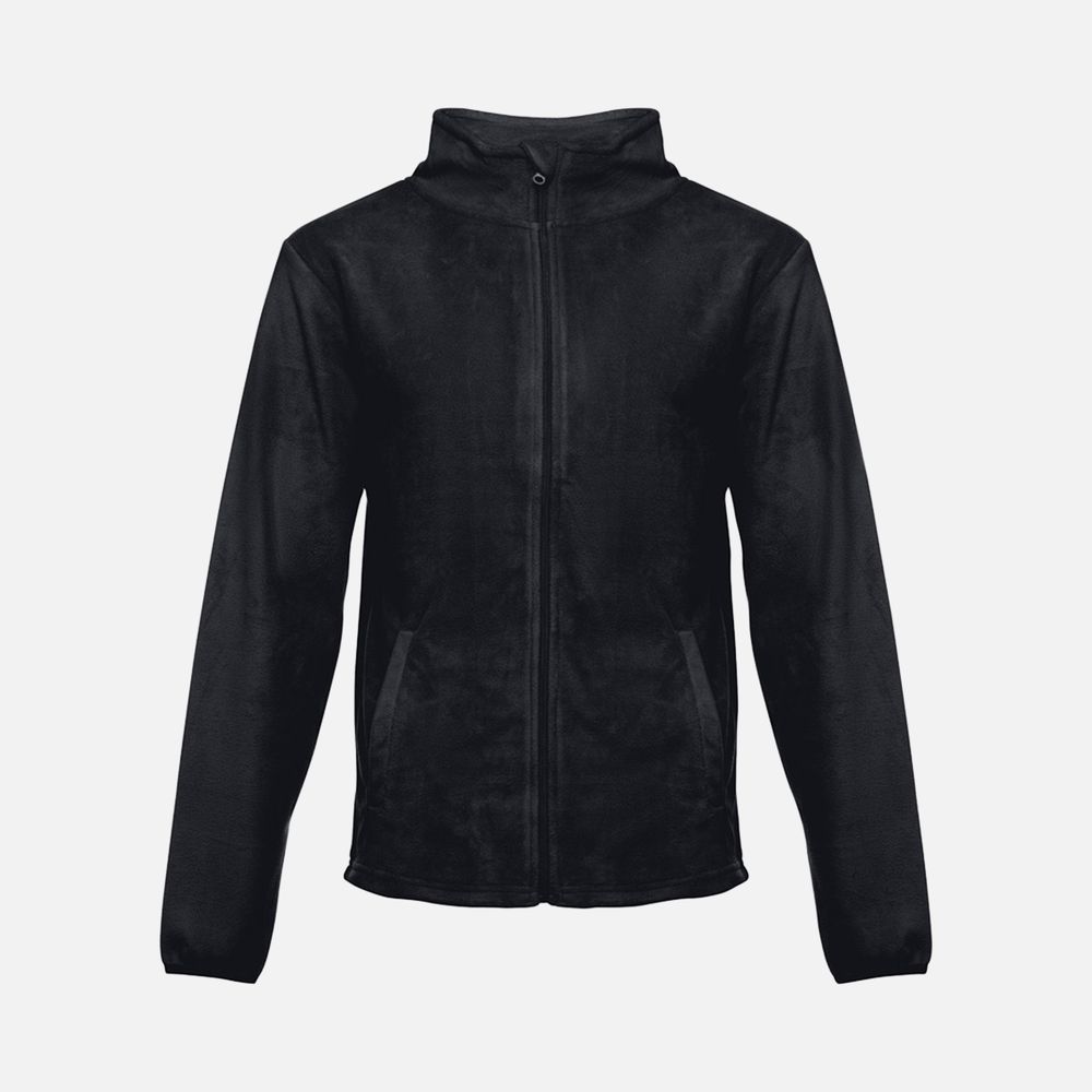 Куртка флисовая мужская Helsinki, черная / Миниатюра WWW (1000)