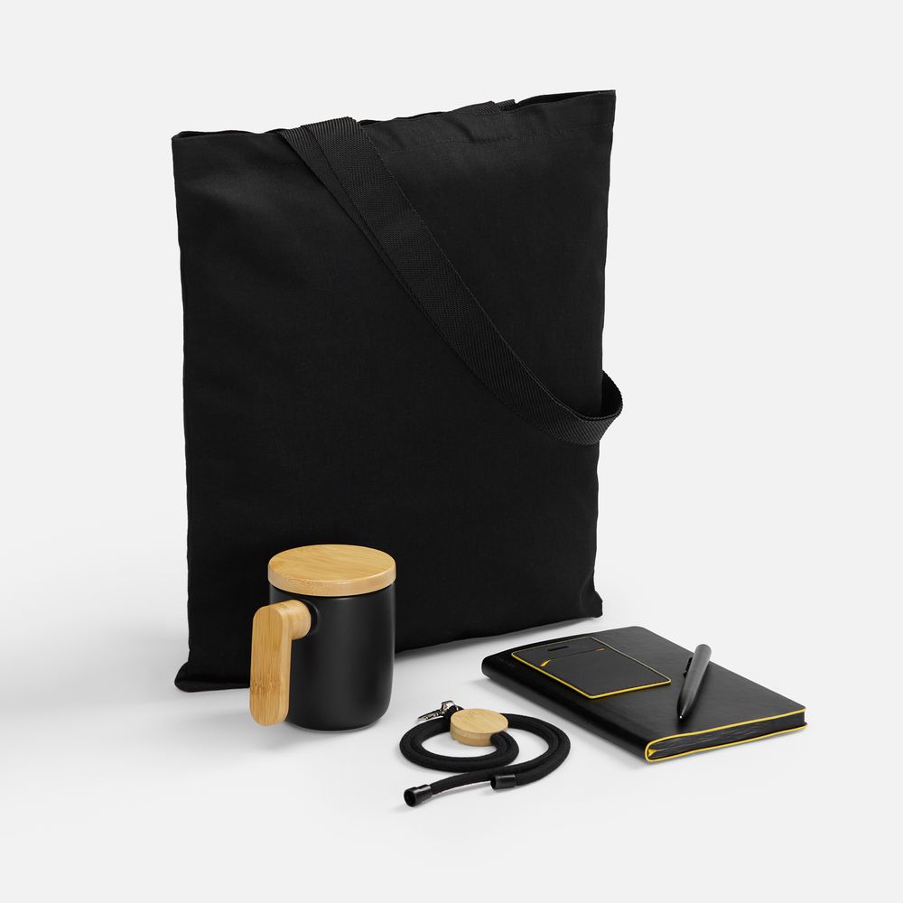 Набор Trait Office, черный с желтым / Миниатюра WWW (1000)