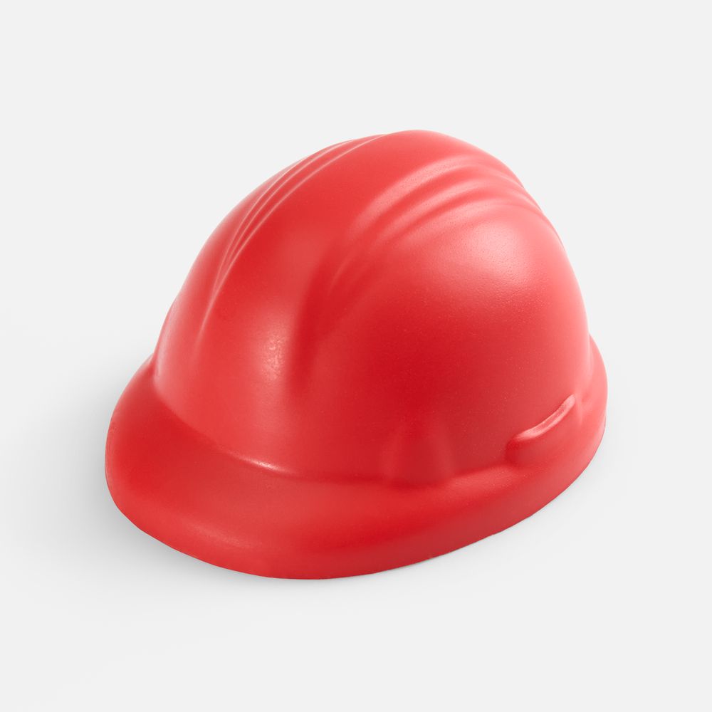 Антистресс «Каска», красный / Миниатюра WWW (1000)