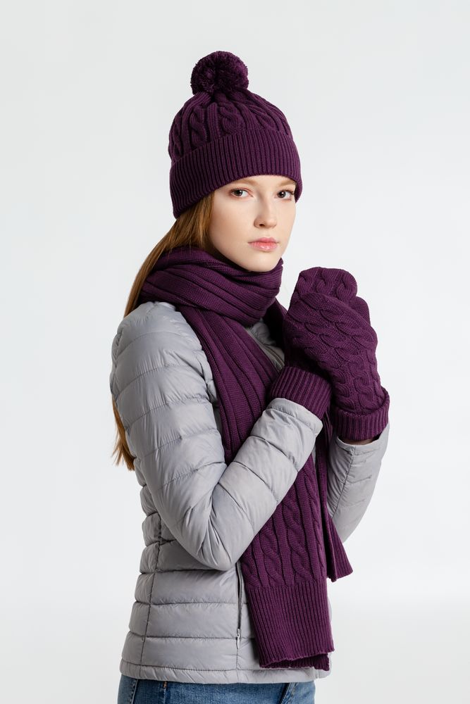 Варежки Heat Trick, баклажановые / Миниатюра WWW (1000)