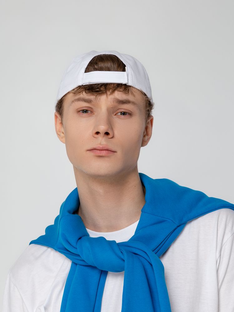 Бейсболка Promo, белая / Миниатюра WWW (1000)