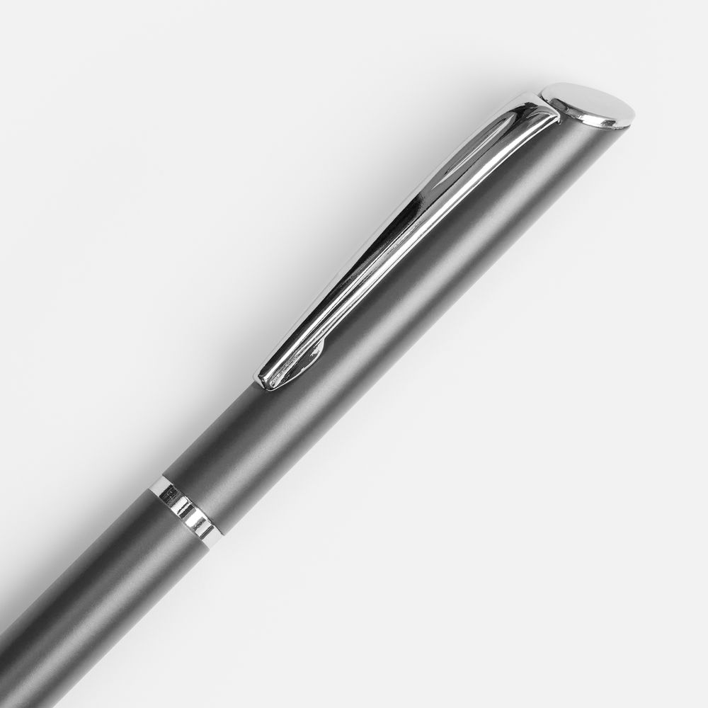 Ручка шариковая Ringa, серая / Миниатюра WWW (1000)