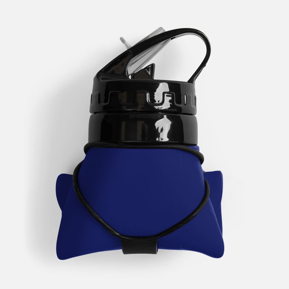 Складная бутылка для воды Langfossen, синяя / Миниатюра WWW (1000)
