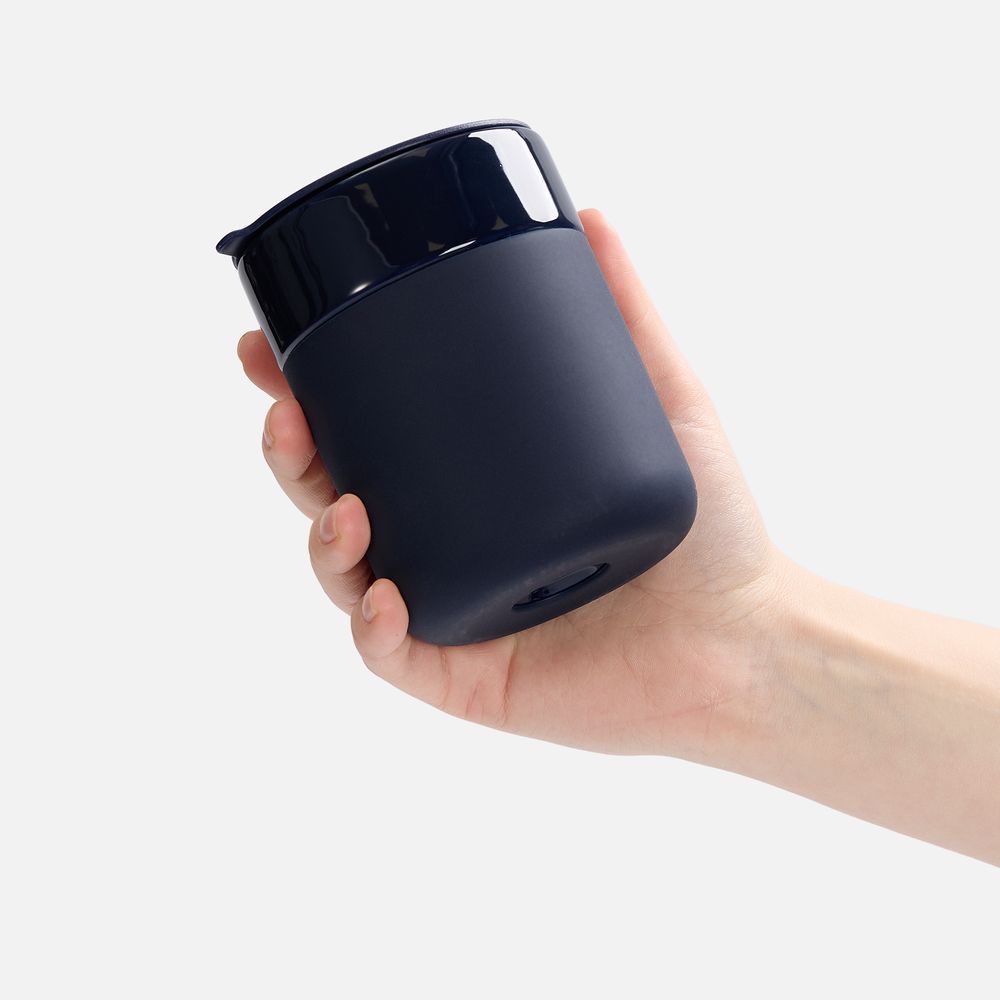 Кружка Nabo с силиконовым держателем, темно-синяя / Миниатюра WWW (1000)