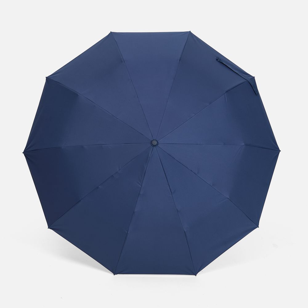 Зонт обратного сложения inLoop с ручкой-карабином, темно-синий / Миниатюра WWW (1000)