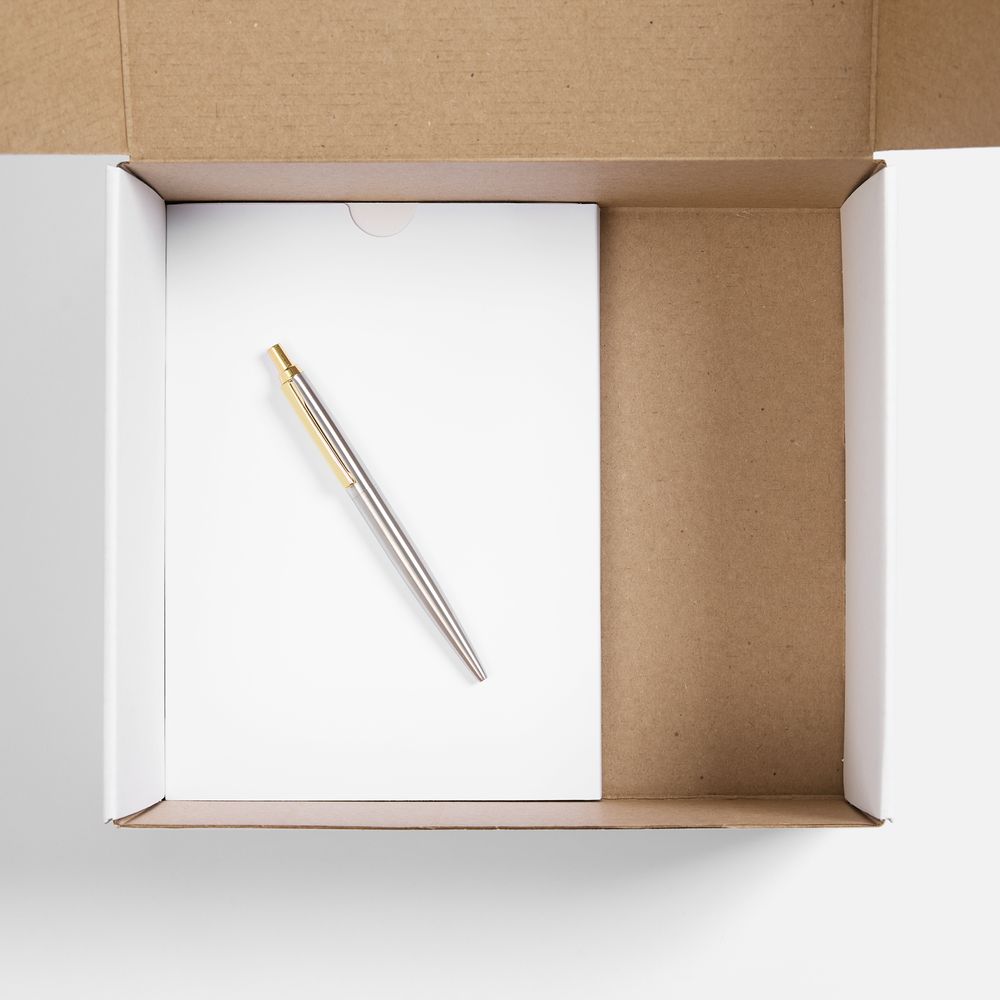 Набор «Планы на счастье», белый с золотистым / Миниатюра WWW (1000)