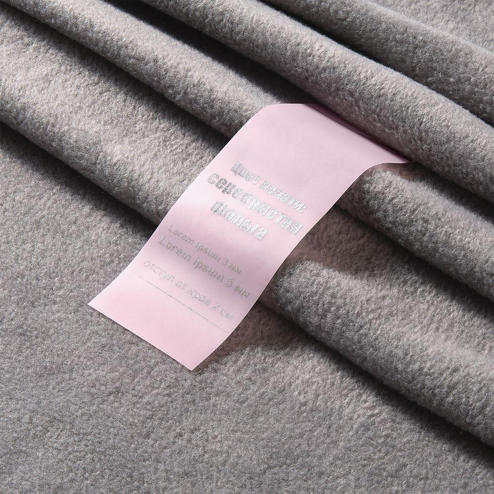 Лента силиконовая Biguna 35 S, прозрачная розовая, 20 см / Миниатюра нанесения (1000)