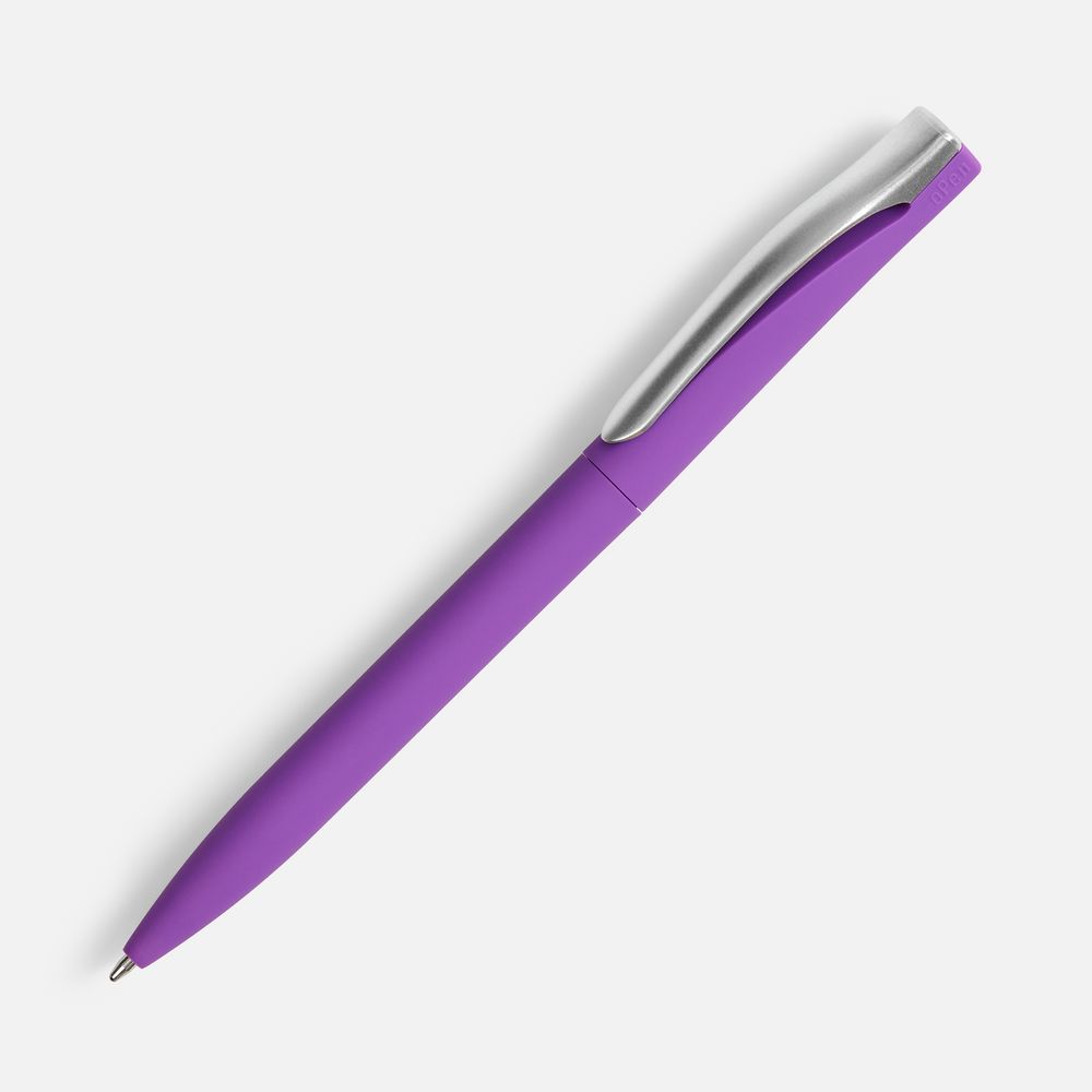 Ручка шариковая Pin Soft Touch, фиолетовая / Миниатюра WWW (1000)