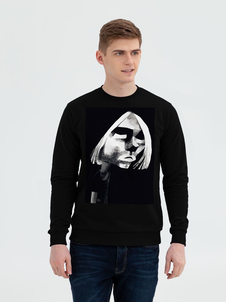 Свитшот «Меламед. Kurt Cobain», черный / Миниатюра WWW (1000)