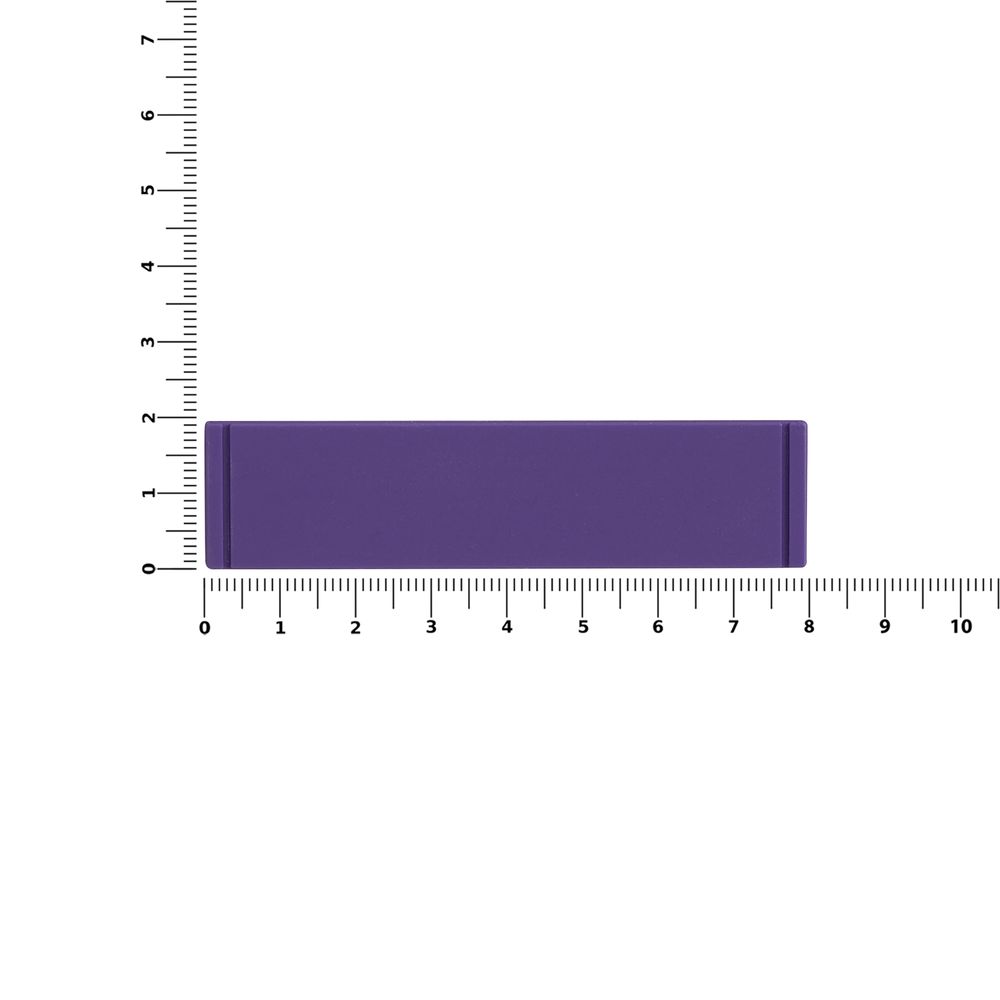 Лейбл из ПВХ Dzeta, S, фиолетовый / Миниатюра WWW (1000)