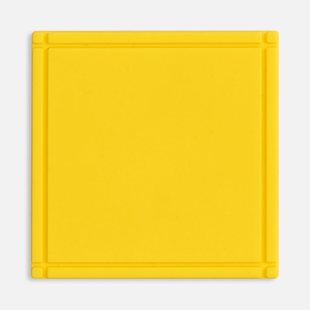 Лейбл из ПВХ Dzeta, L, желтый / Миниатюра WWW (1000)