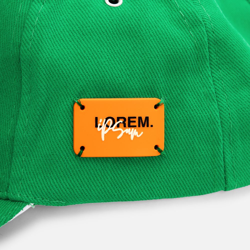 Лейбл из ПВХ Kreta, S, оранжевый неон / Миниатюра нанесения (1000)