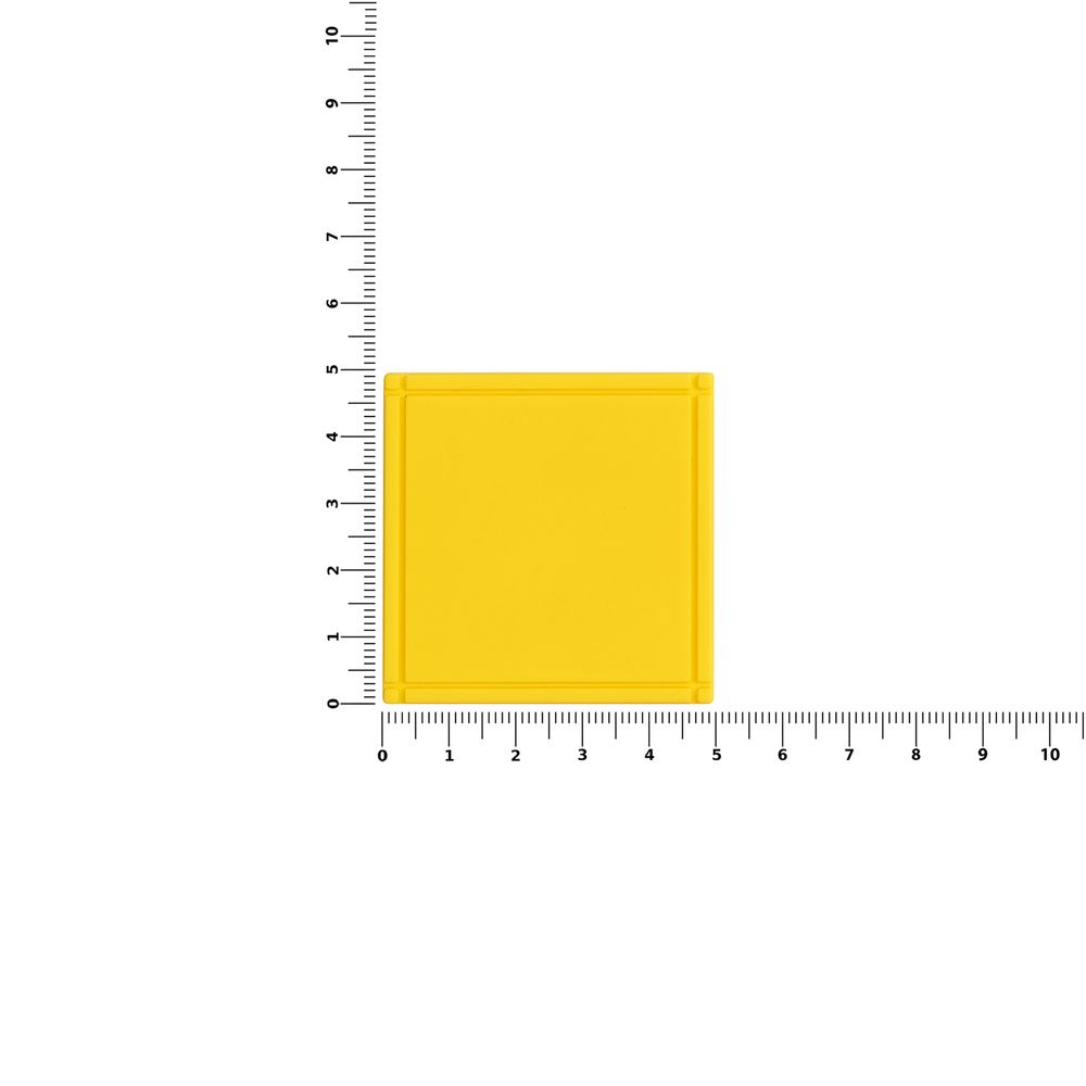 Лейбл из ПВХ Dzeta, L, желтый / Миниатюра WWW (1000)