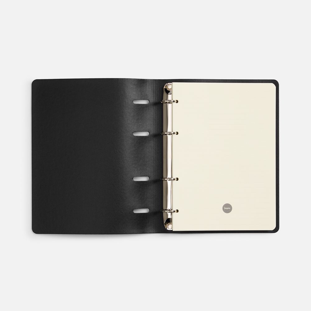 Ежедневник Ringo, недатированный, черный / Миниатюра WWW (1000)