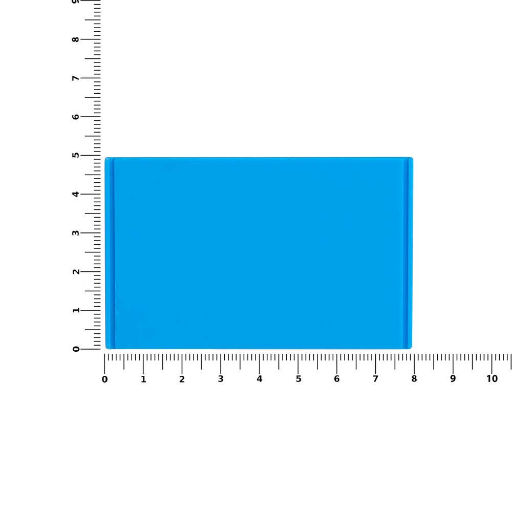Лейбл из ПВХ Dzeta, XL, голубой / Миниатюра WWW (1000)