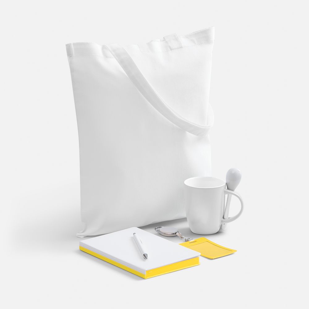 Набор Welcome Pack, желтый с белым / Миниатюра WWW (1000)
