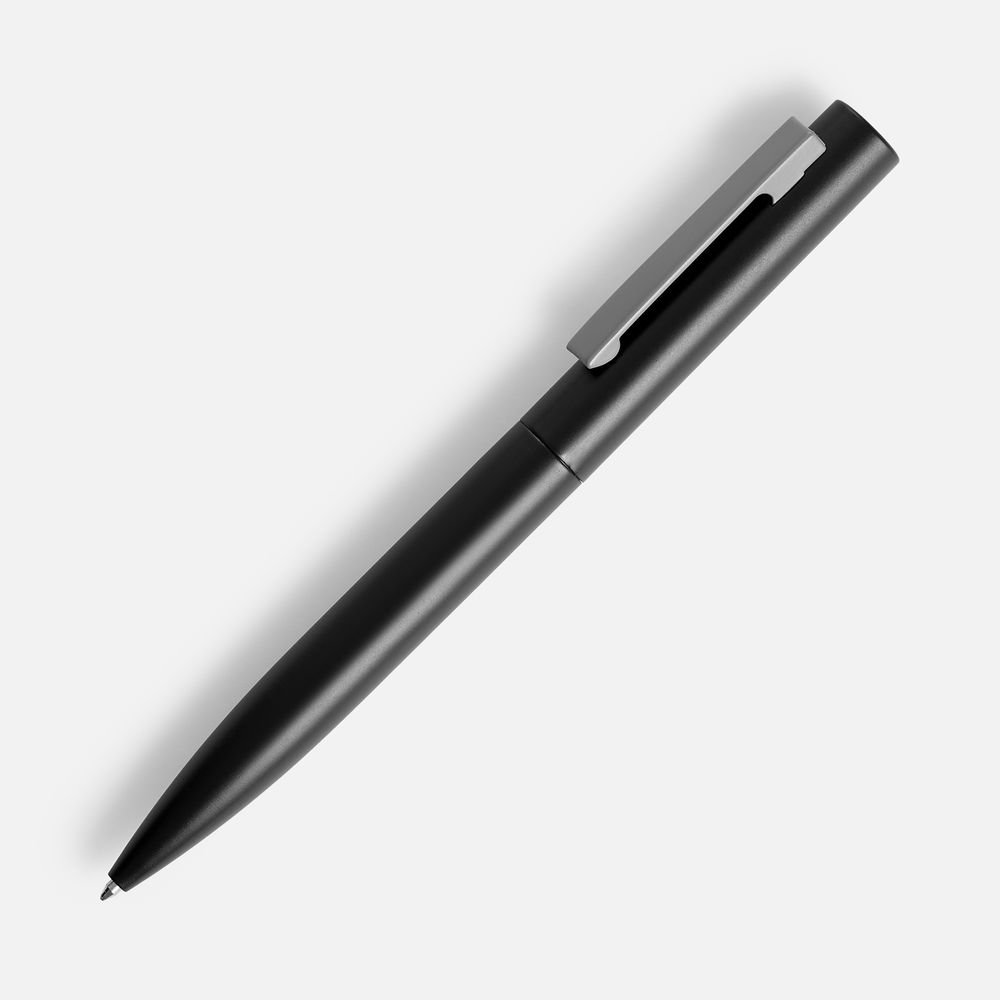 Ручка шариковая Inkolor, черная с серым / Миниатюра WWW (1000)