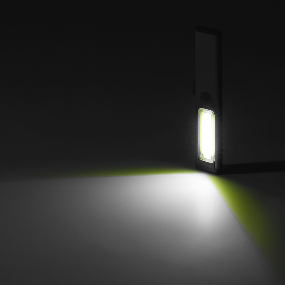 Фонарик-факел аккумуляторный Wallis, ver.2, черный / Миниатюра WWW (1000)