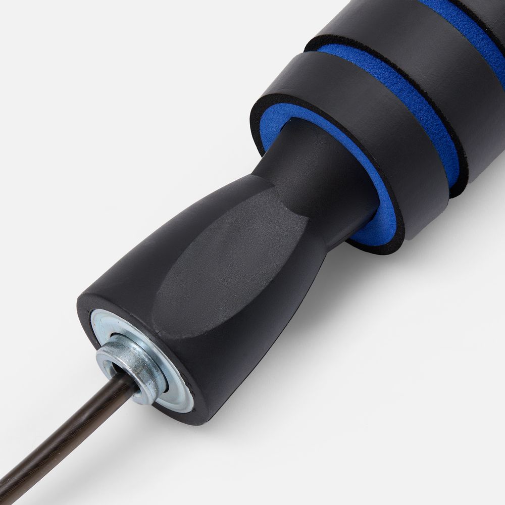 Беспроводная скакалка Silentino, черная с синим / Миниатюра WWW (1000)