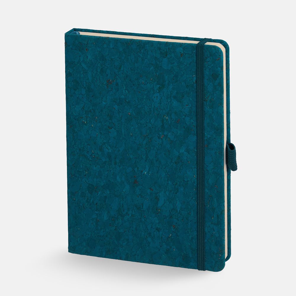 Блокнот Cork County, синий / Миниатюра WWW (1000)