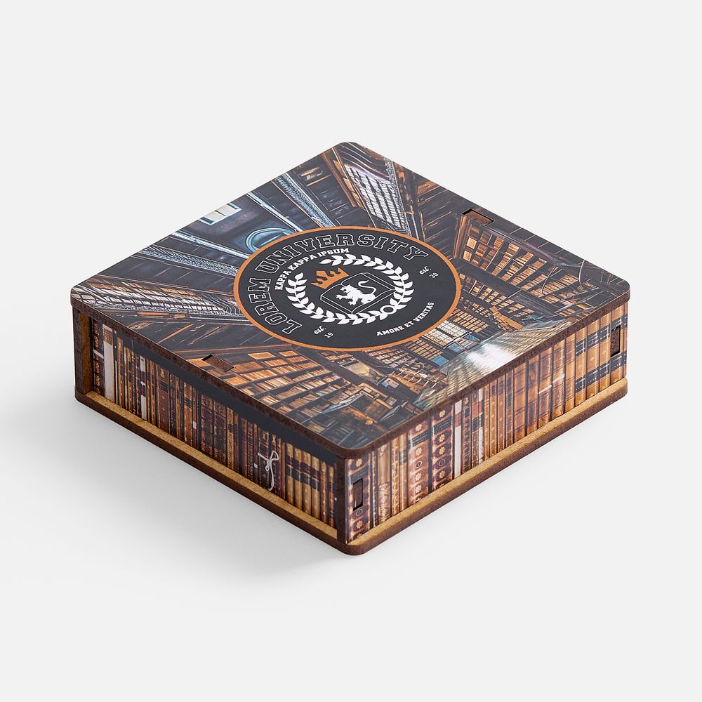 Деревянный пазл в шкатулке PuzzleBox на заказ / Миниатюра WWW (1000)
