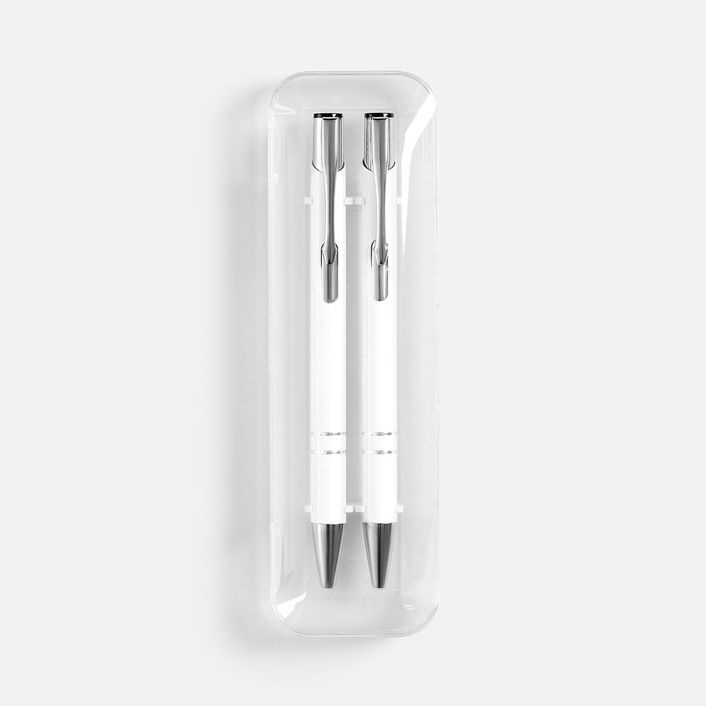 Набор из 2 ручек Keskus, белый / Миниатюра WWW (1000)