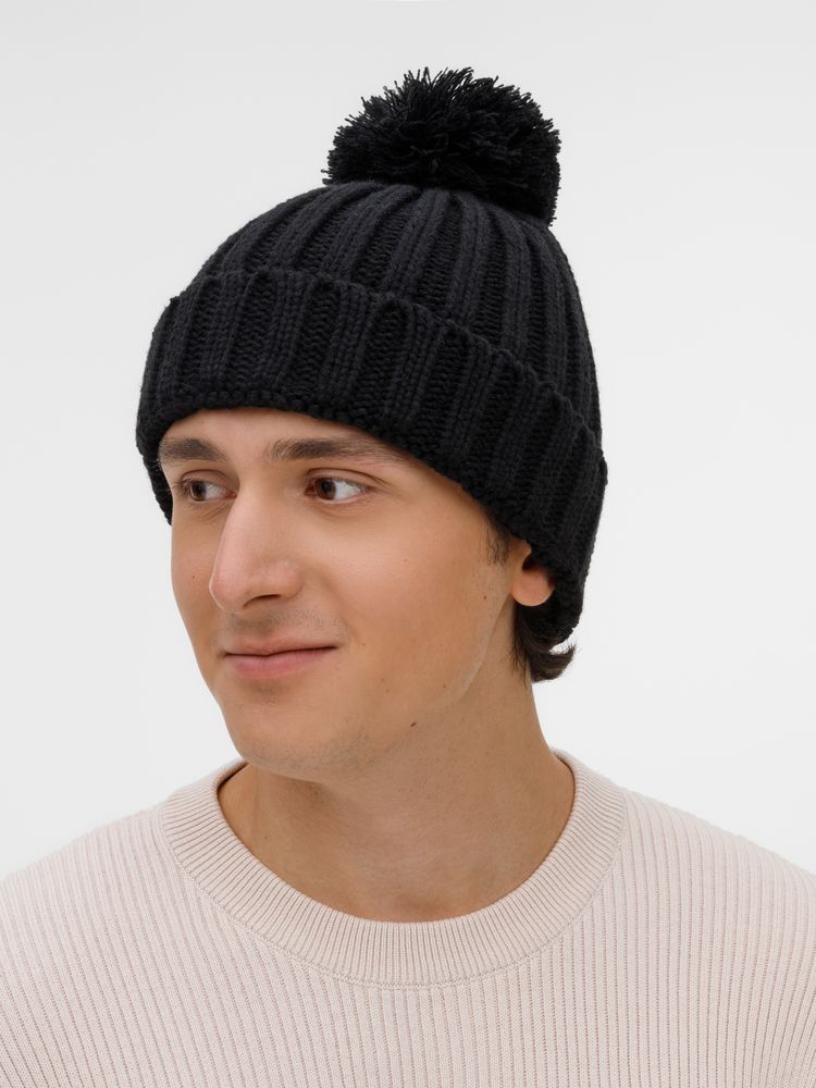 Шапка HappyGo, черная / Миниатюра WWW (1000)