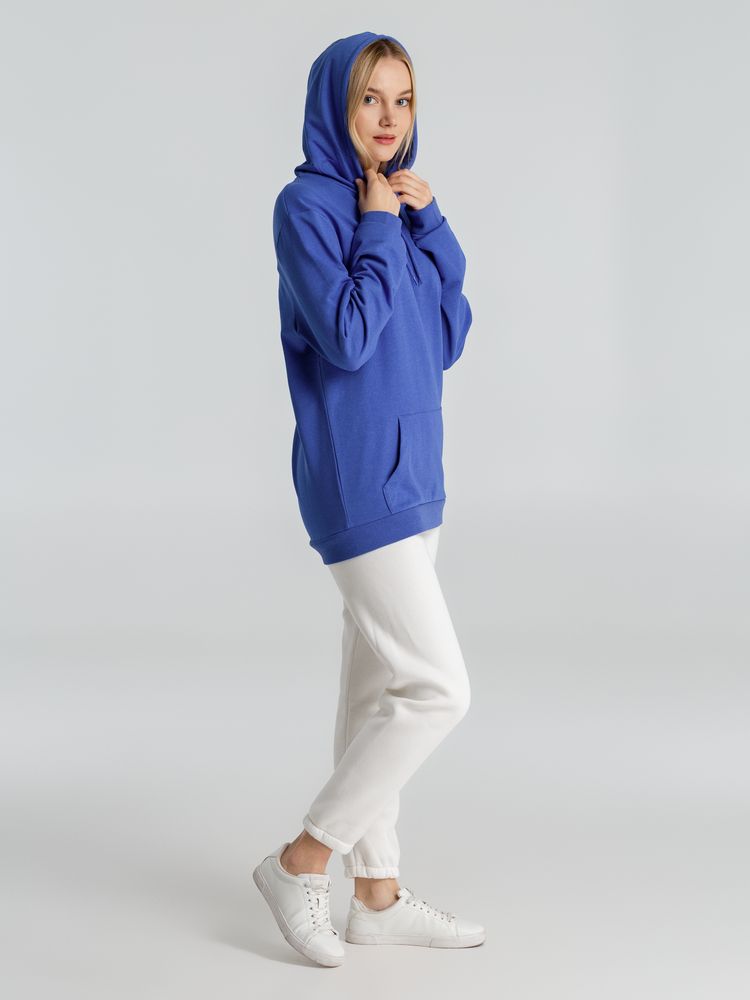 Толстовка с капюшоном унисекс Hoodie, ярко-синий меланж / Миниатюра WWW (1000)