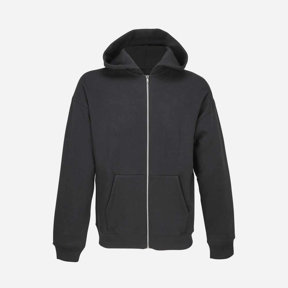 Толстовка унисекс на молнии Jelo, черная / Миниатюра WWW (1000)