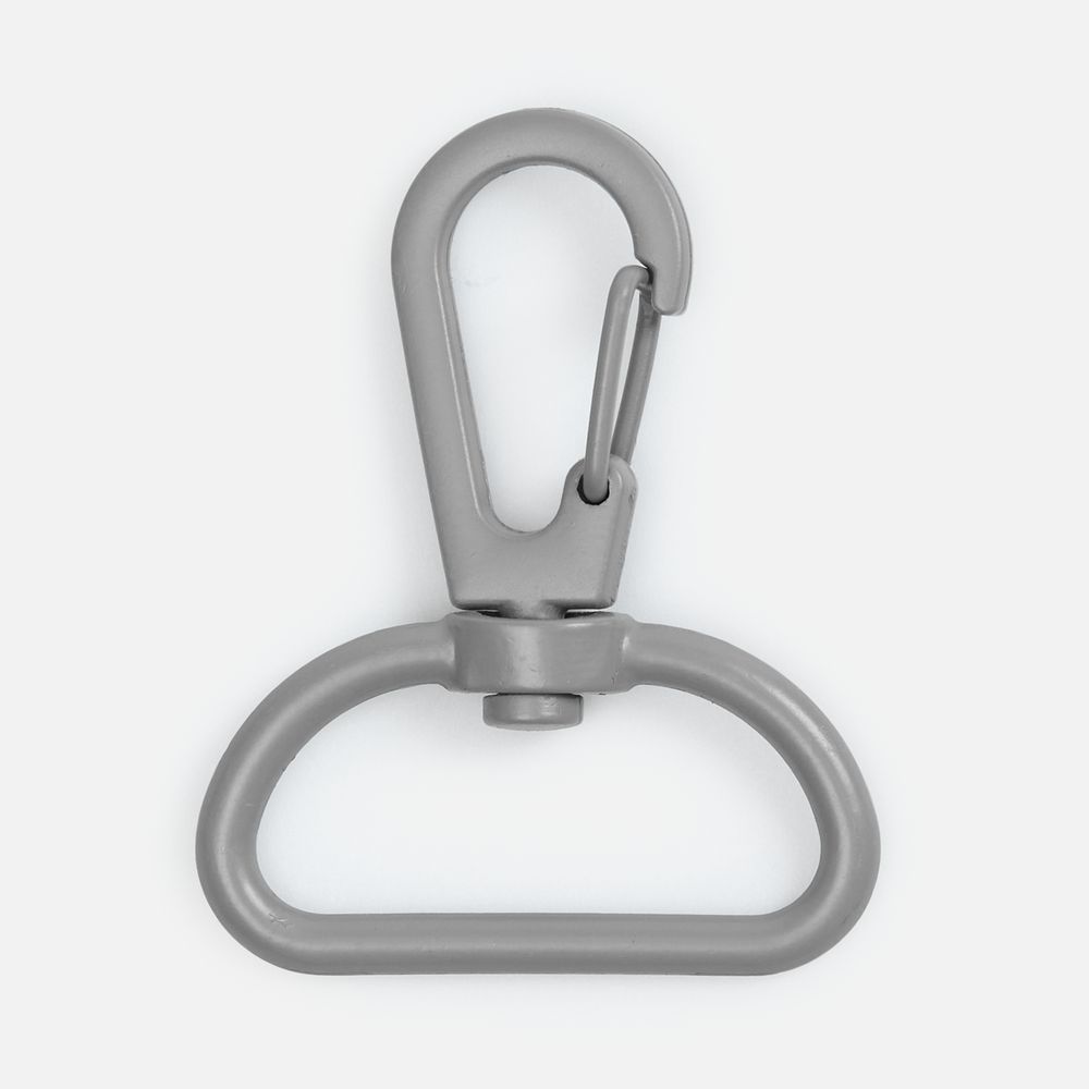 Застежка-карабин Snap Hook, L, серая / Миниатюра WWW (1000)