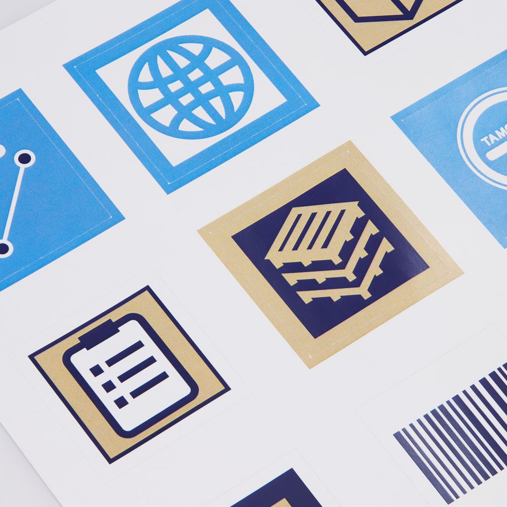 Стикерпак бумажный Industry, логистика / Миниатюра WWW (1000)