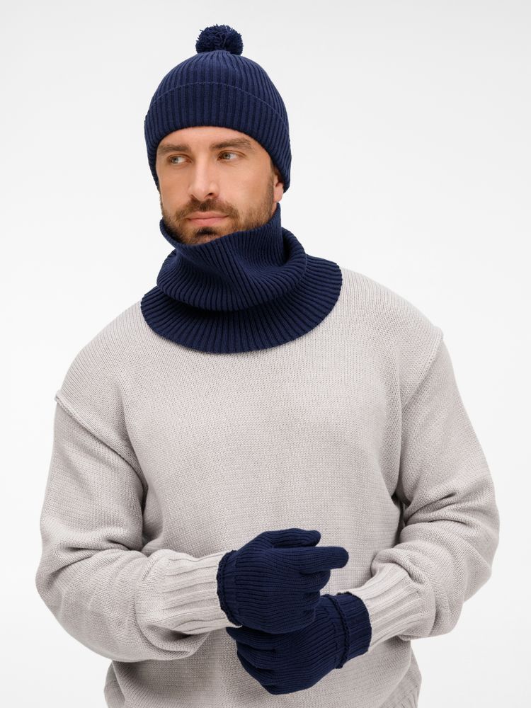 Перчатки Catch Match, темно-синие / Миниатюра WWW (1000)