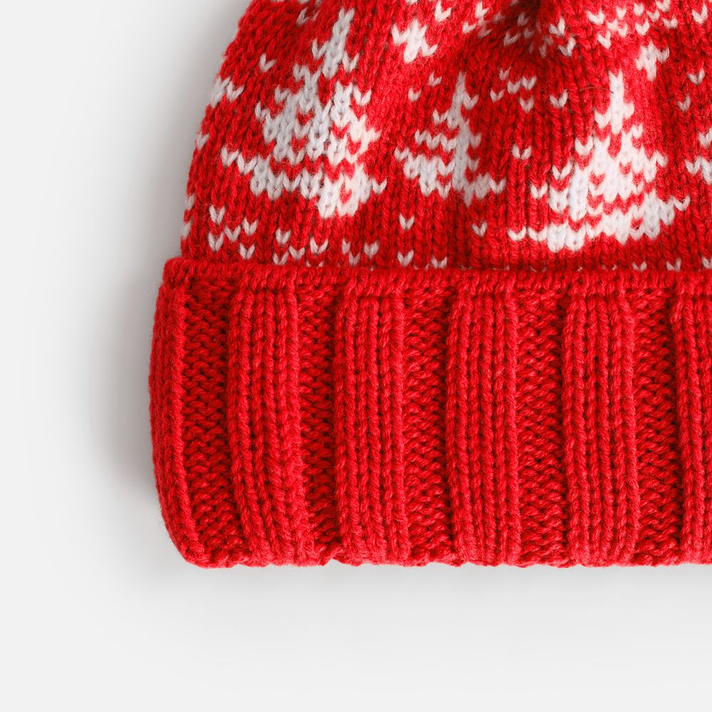 Шапка Holidale, красная с молочным / Миниатюра WWW (1000)