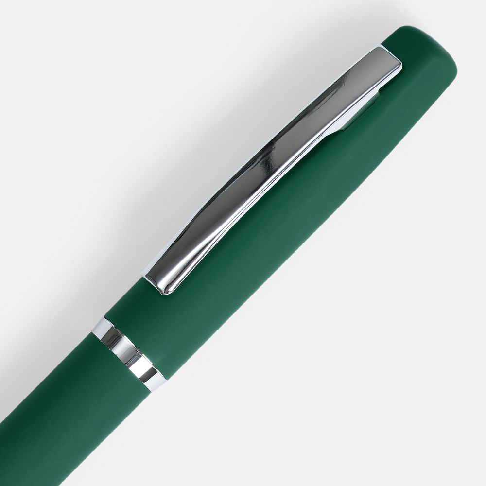 Ручка шариковая Bolt Soft Touch, зеленая / Миниатюра WWW (1000)