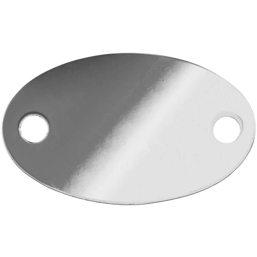 Шильдик металлический Alfa Oval, серебристый глянцевый / Миниатюра WWW (1000)
