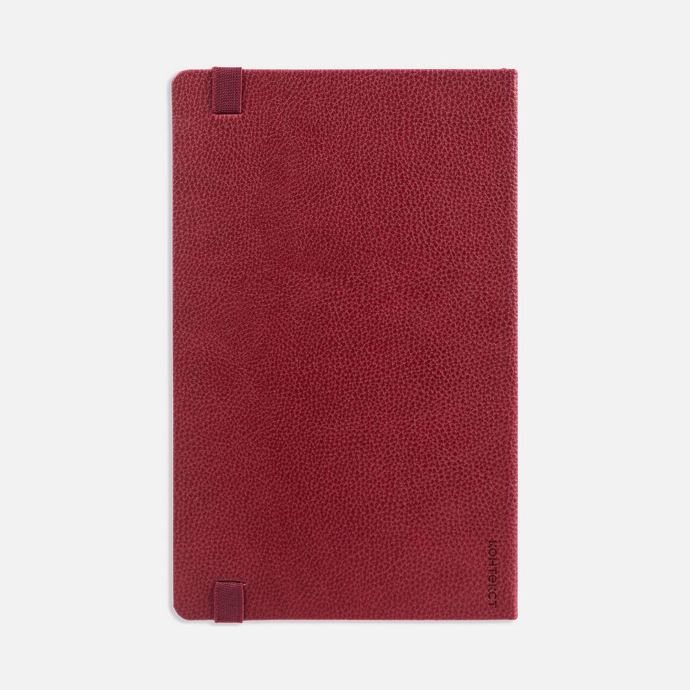 Ежедневник Nova Round, недатированный, красный / Миниатюра WWW (1000)