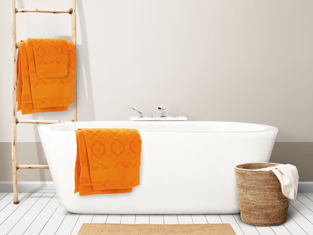 Полотенце Velin, большое, оранжевое / Миниатюра WWW (1000)