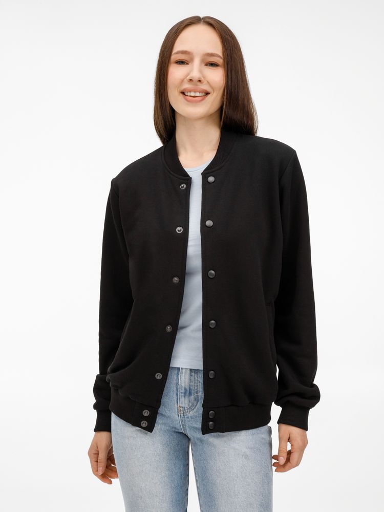 Бомбер унисекс Nuppu, черный / Миниатюра WWW (1000)