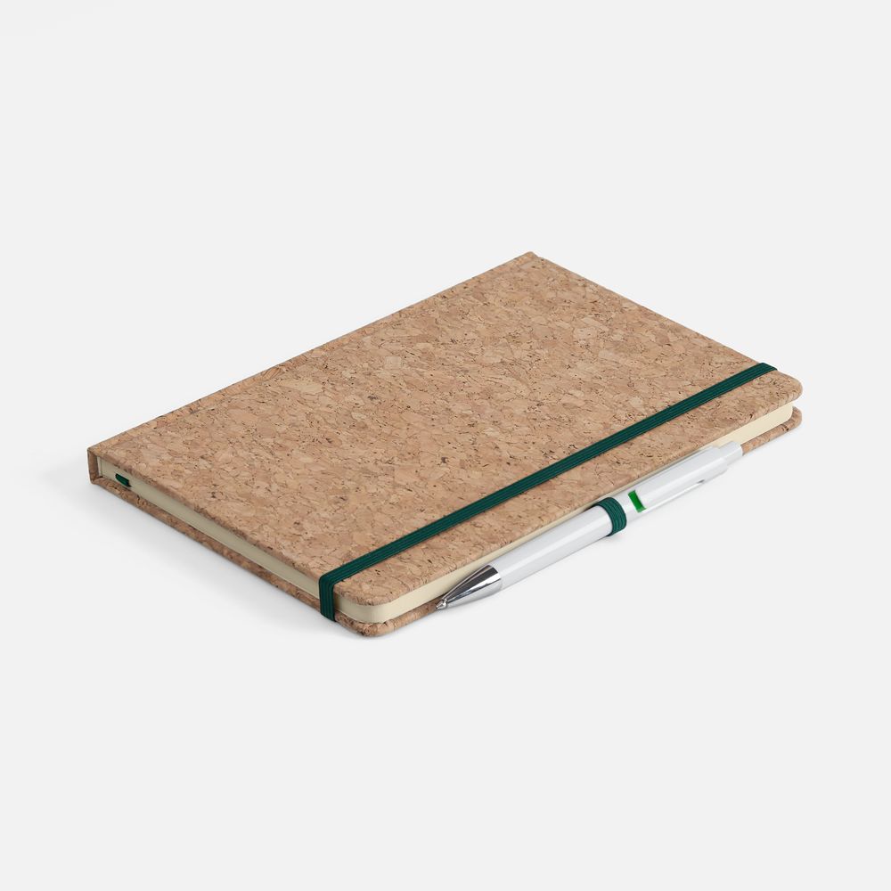 Блокнот Corkfolio, зеленый / Миниатюра WWW (1000)