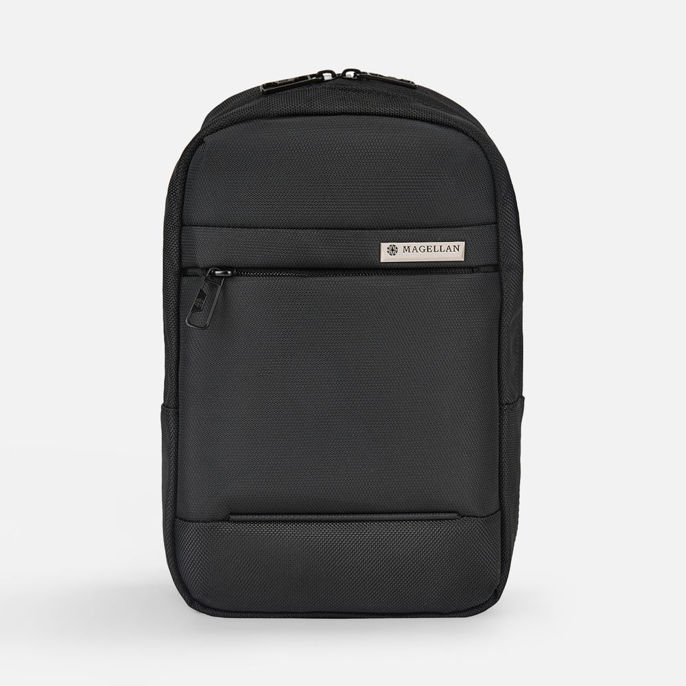 Рюкзак на одно плечо Discovery M, черный / Миниатюра WWW (1000)