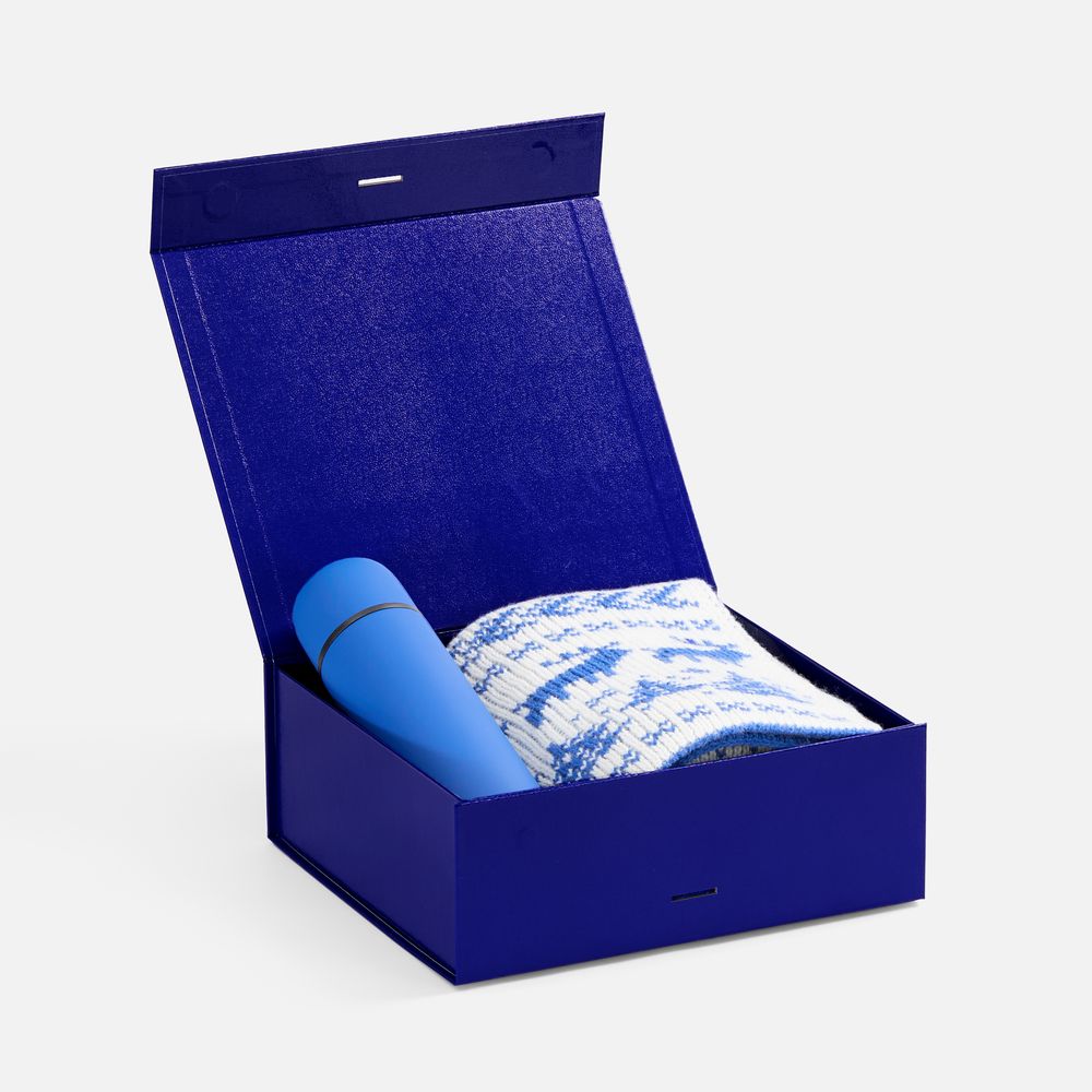 Коробка складная Rusetti, M, синяя / Миниатюра WWW (1000)